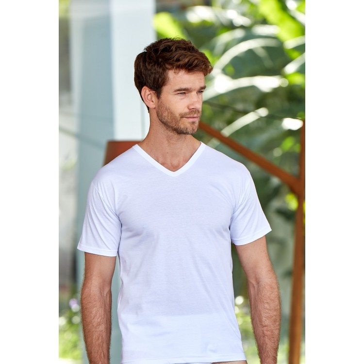 BERRAK 1007,51 (M) ERKEK V YAKA YARIM KOL ATLET (TEKLİ)