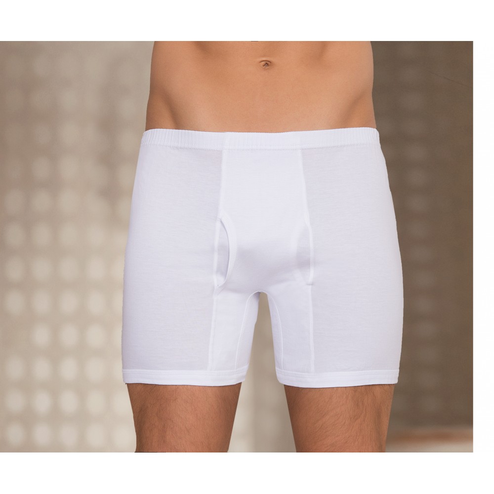 BERRAK 1055,48 (S) LÜX ERKEK PAÇALI KÜLOT BEYAZ (TEKLİ)