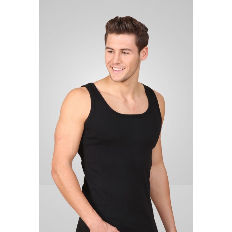 BERRAK 4004,54 ERKEK RENKLİ RİBANA ASKILI ATLET (6 LI PAKET)