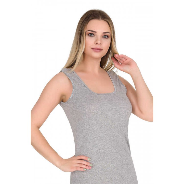 BERRAK 2015,M KADIN RİBANA RENKLİ KALIN ASKILI ATLET (TEKLİ)