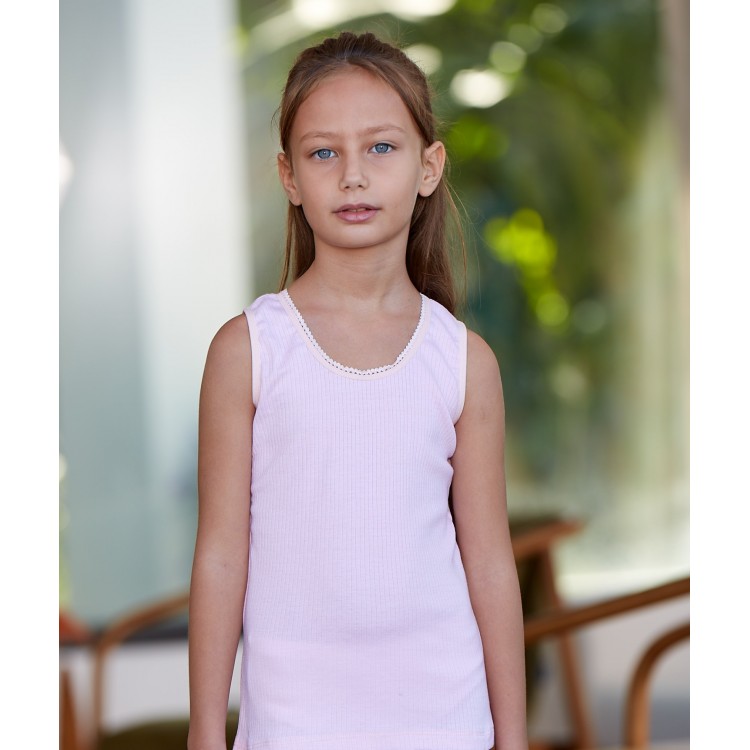 BERRAK 6015 KIZ ÇOCUK KALIN ASKILI ATLET (6 LI PAKET)