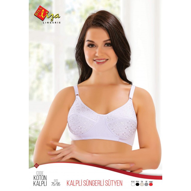 LİZA 519-520 KALPLİ SÜNGERLİ SÜTYEN BATTAL