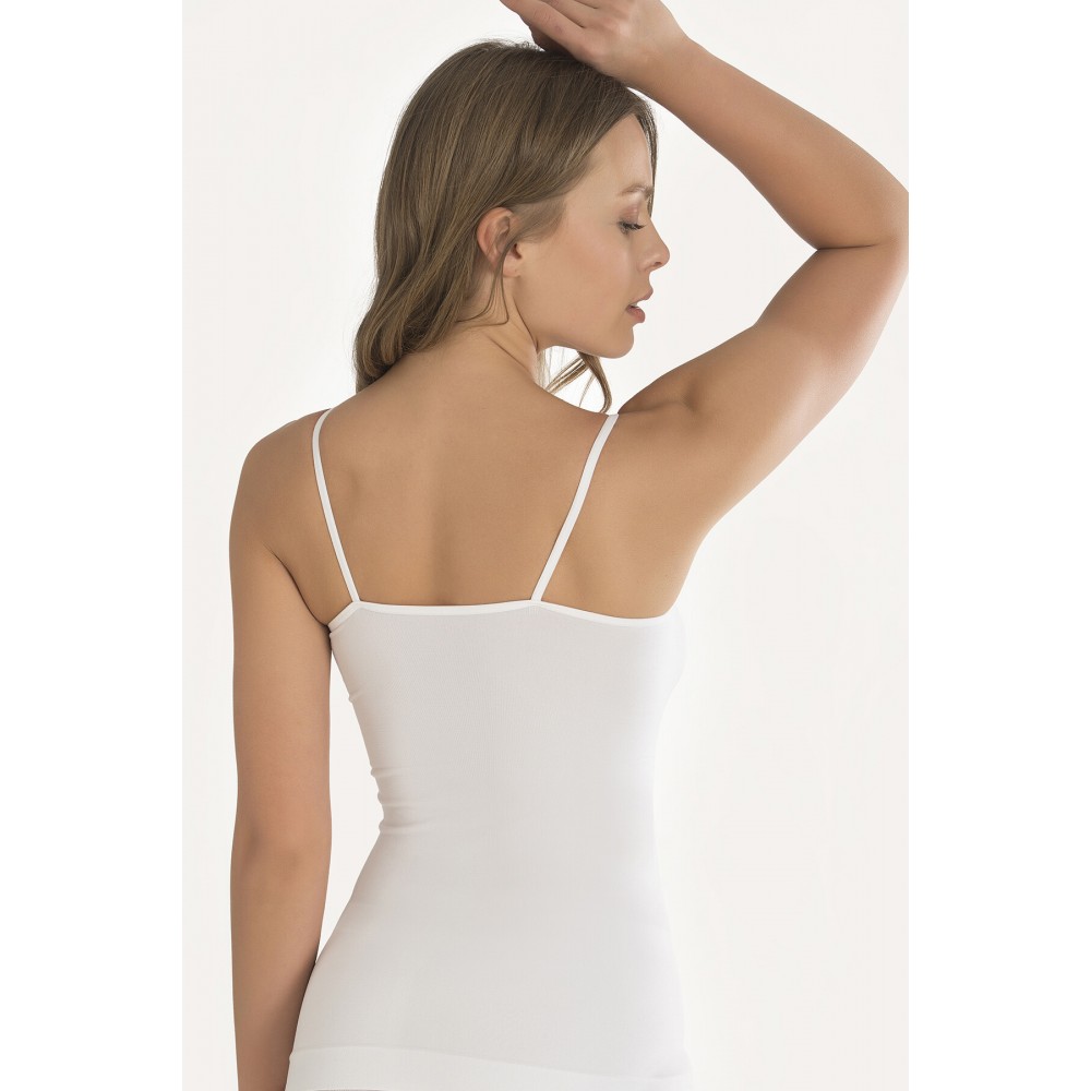 NBB 2433 İP ASKILI SEAMLESS LİKRALI DİKİŞSİZ ATLET