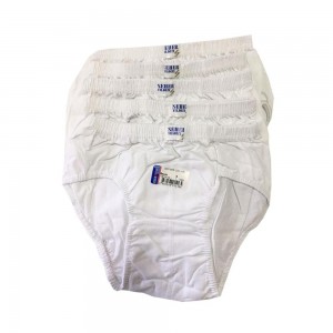 SEHER 0037 ERKEK ÇOCUK GARSON BEYAZ SLİP (12 Lİ PAKET)