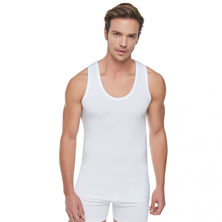 TUTKU 0102 RİBANA ERKEK ASKILI ATLET NO:1 (6 LI PAKET)