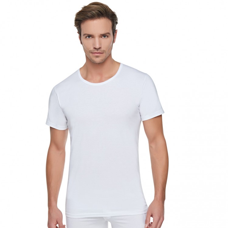 TUTKU 0103 ERKEK PENYE BİSİKLET YAKA FANİLA NO:2 (6 LI PAKET)