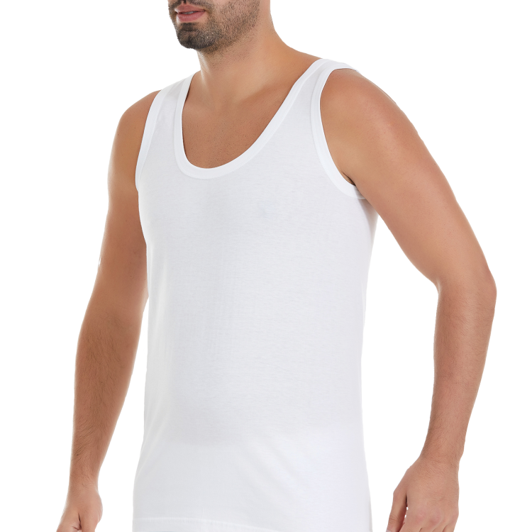 YILDIZ Y00 ERKEK BEYAZ SÜPREM ASKILI ATLET N:45-48-51-54-56