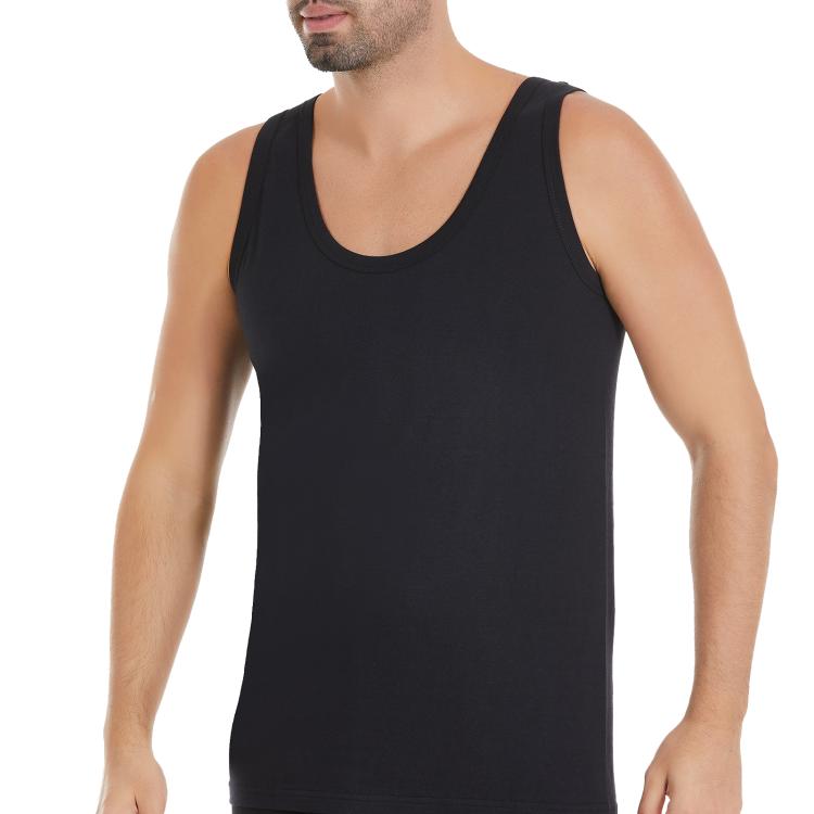 YILDIZ Y135 ERKEK SİYAH SÜPREM ASKILI ATLET