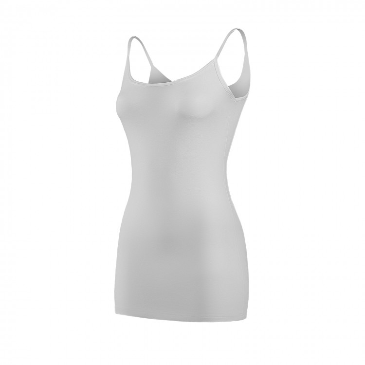 YILDIZ Y2265 KADIN BEYAZ LİKRALI İP ASKILI UZUN ATLET