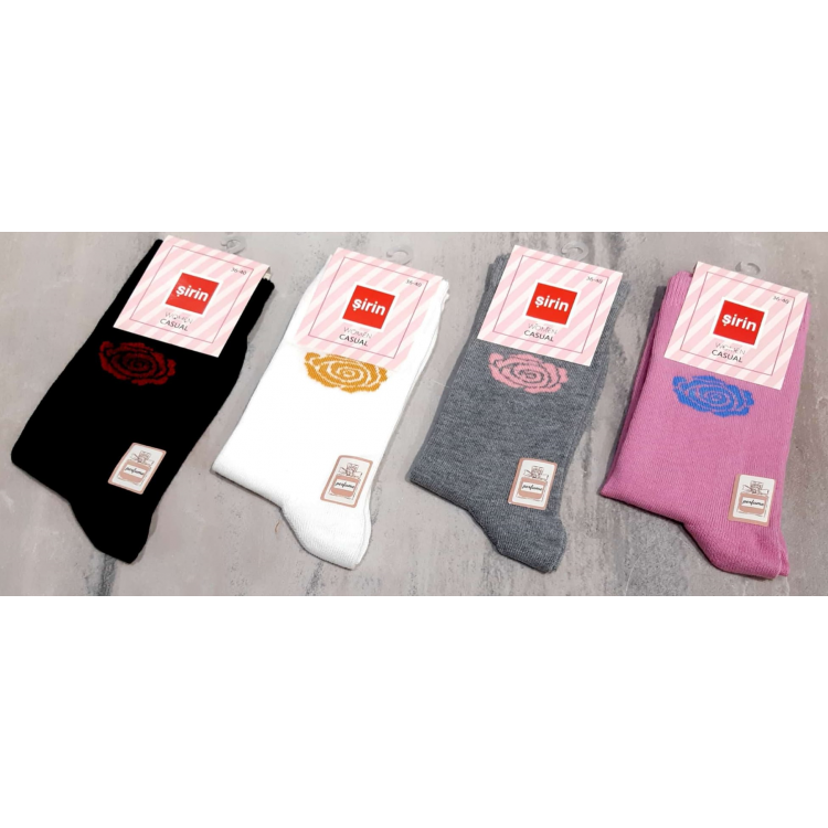 ŞİRİN 4150 SOKET DESENLİ LYCRALI LÜX KADIN ÇORABI