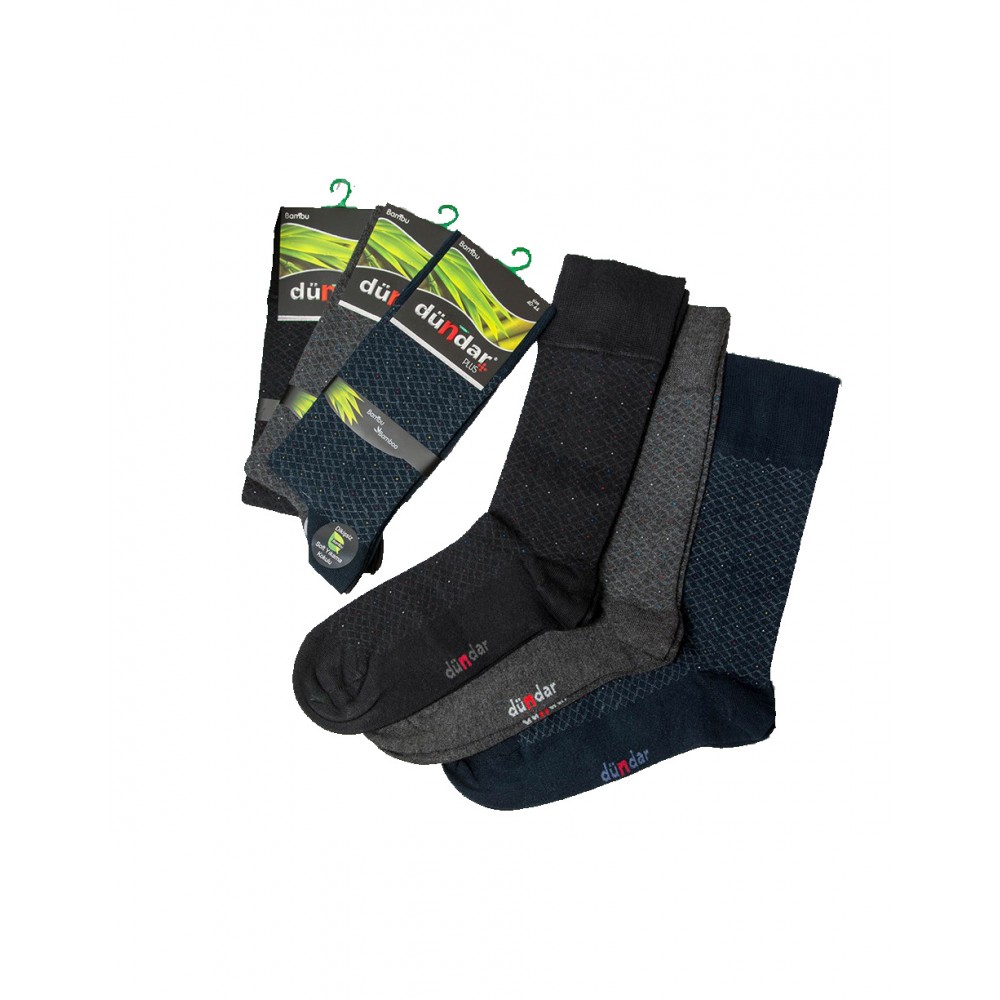 DÜNDAR 5602 ERKEK PLUS  BAMBU PENYE ÇORAP (12 Lİ PAKET)