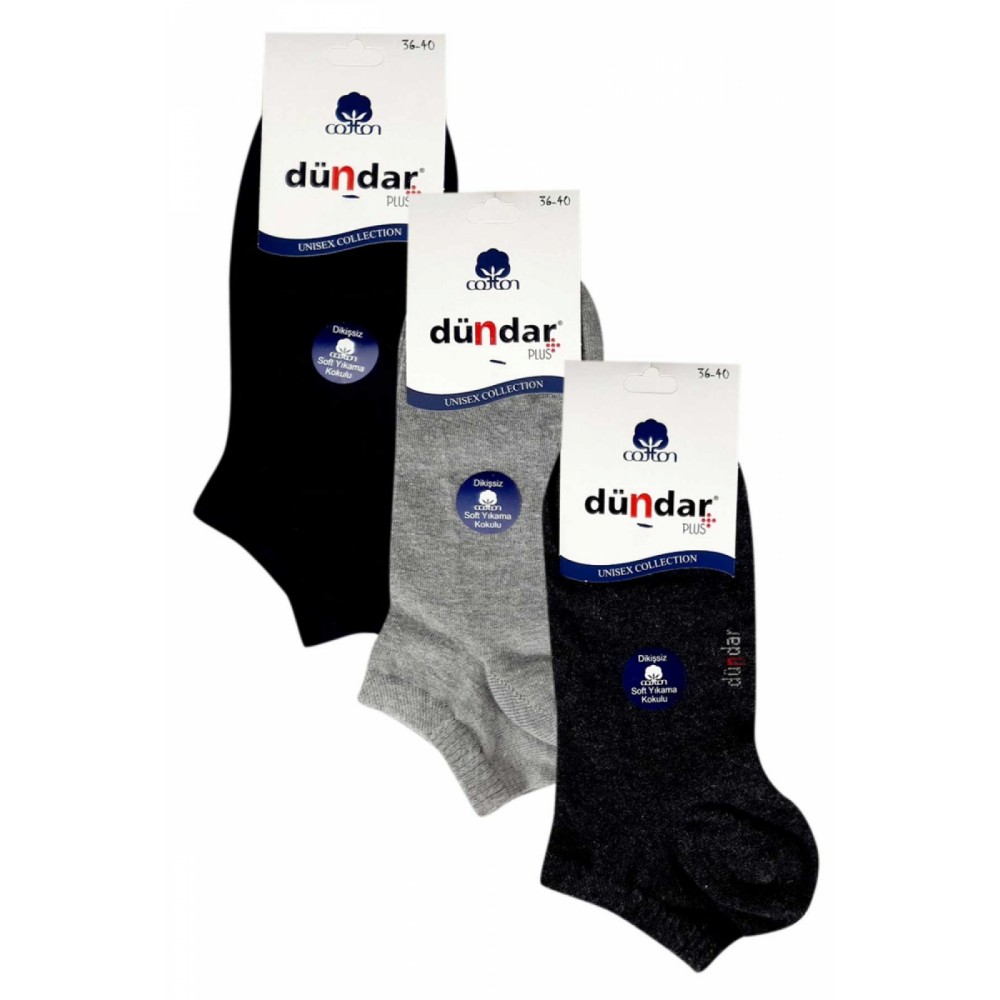 DÜNDAR 6500 KADIN PLUS PENYE PATİK ÇORAP (12 Lİ PAKET)