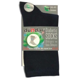 DÜNDAR 6999 KADIN PLUS BAMBU DİYABETİK ÇORAP (12 Lİ PAKET)