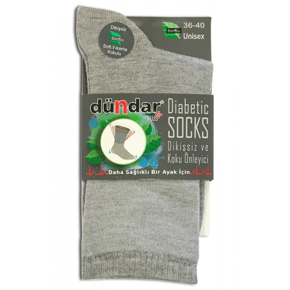 DÜNDAR 6999 KADIN PLUS BAMBU DİYABETİK ÇORAP (12 Lİ PAKET)