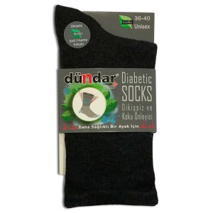 DÜNDAR 6999 KADIN PLUS BAMBU DİYABETİK ÇORAP (12 Lİ PAKET)